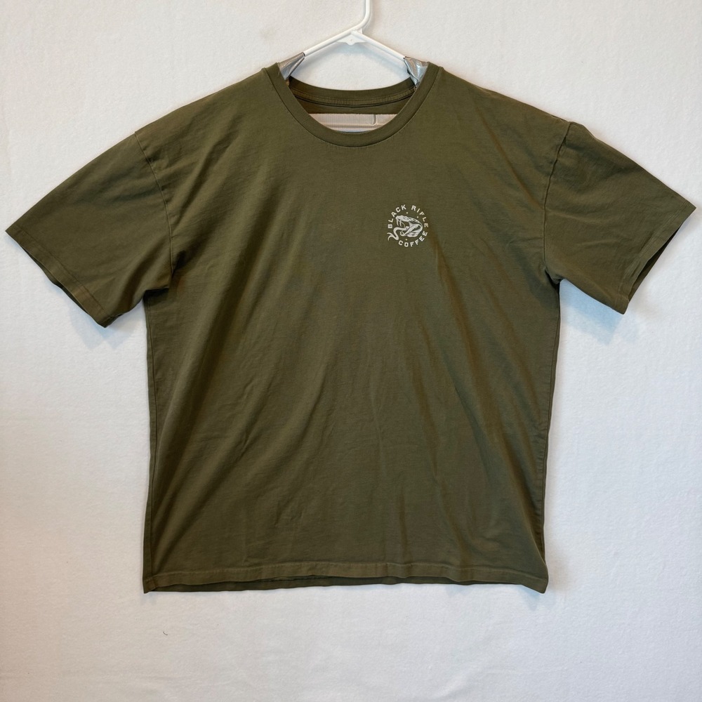 Black Rifle Coffee Company Give Me Coffee Or Give Me Death T-Shirt 3XL Green